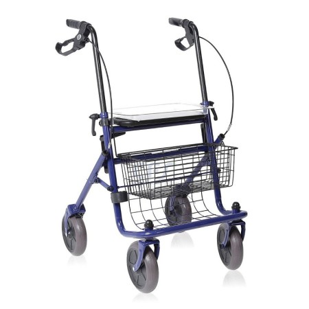 Klappbarer Rollator aus lackiertem Stahl – 4 Räder – Dyone