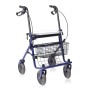 Klappbarer Rollator aus lackiertem Stahl – 4 Räder – Dyone