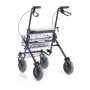 Fällbar rollator i lackerat stål - 4 hjul - Dyone