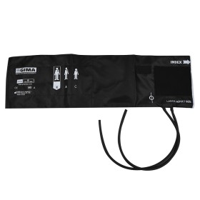 Pulsera obesa + pulmón 2 tubos 62x17,5 cm - nylon negro