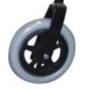 Ruota anteriore Destra 200x32 con forcella per carrozzina Mediland K300/K400 LGH