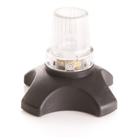 Puntale Con Base In Gomma Larga - Luce A Led