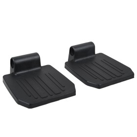 Poggiapiedi in plastica - coppia - ricambio per 43270-5 - 1 paio