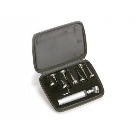 Set otoscopio veterinaria xenon-alogeno plast.