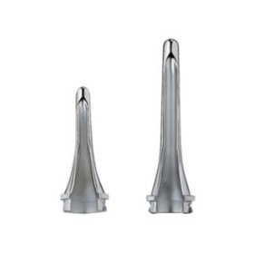 Speculum di metallo – scanalati per testina aperta - 90mm lunghezza / Ø 7mm