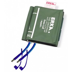 Bracciale ERKA D-Ring GreenCuff Superb verde2 tubi inn.rapido 3: 20,5 - 28 cm 024.46881, Taglia 3: 20,5 - 28 cm 024.46881