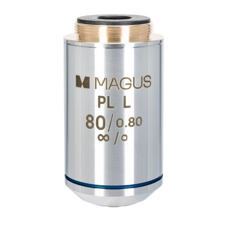 Obiettivo MAGUS 80PLL 80х/0,80 Plan L WD 1,25 mm