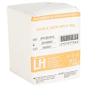 Compresse in TNT 5 x 5 cm, busta con 5 compresse piegate in 4 - 100 pz.