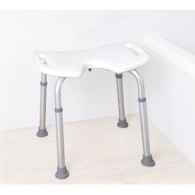 Shower seat with U-shaped seat - without backrest