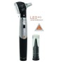 HEINE Mini 3000 LED otoskop s optickými vlákny - černý D-008.70.110