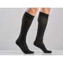 Gambaletto cotone unisex - l - media compressione - nero - 1 paio