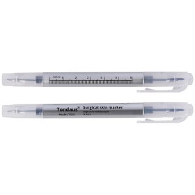 Dermatologische pen - dubbele punt 0,5 en 1,0 mm - steriel - verpakking 100 stuks