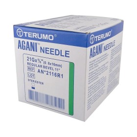 AGHI IPODERMICI TERUMO AGANI 21Gx1 5/8 - 0,8x38mm - AN*2116R1 verde - sterili
