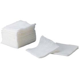 Compresse garza cotone - 10x10 cm - 12 veli - 10 pacchi da 100 - conf. 1000 pz.